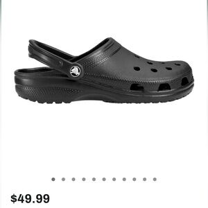 Women’s black crocs